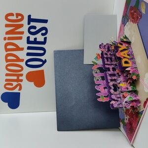 Happy Mother's Day Pop up Card - Unique 3D Design NIB